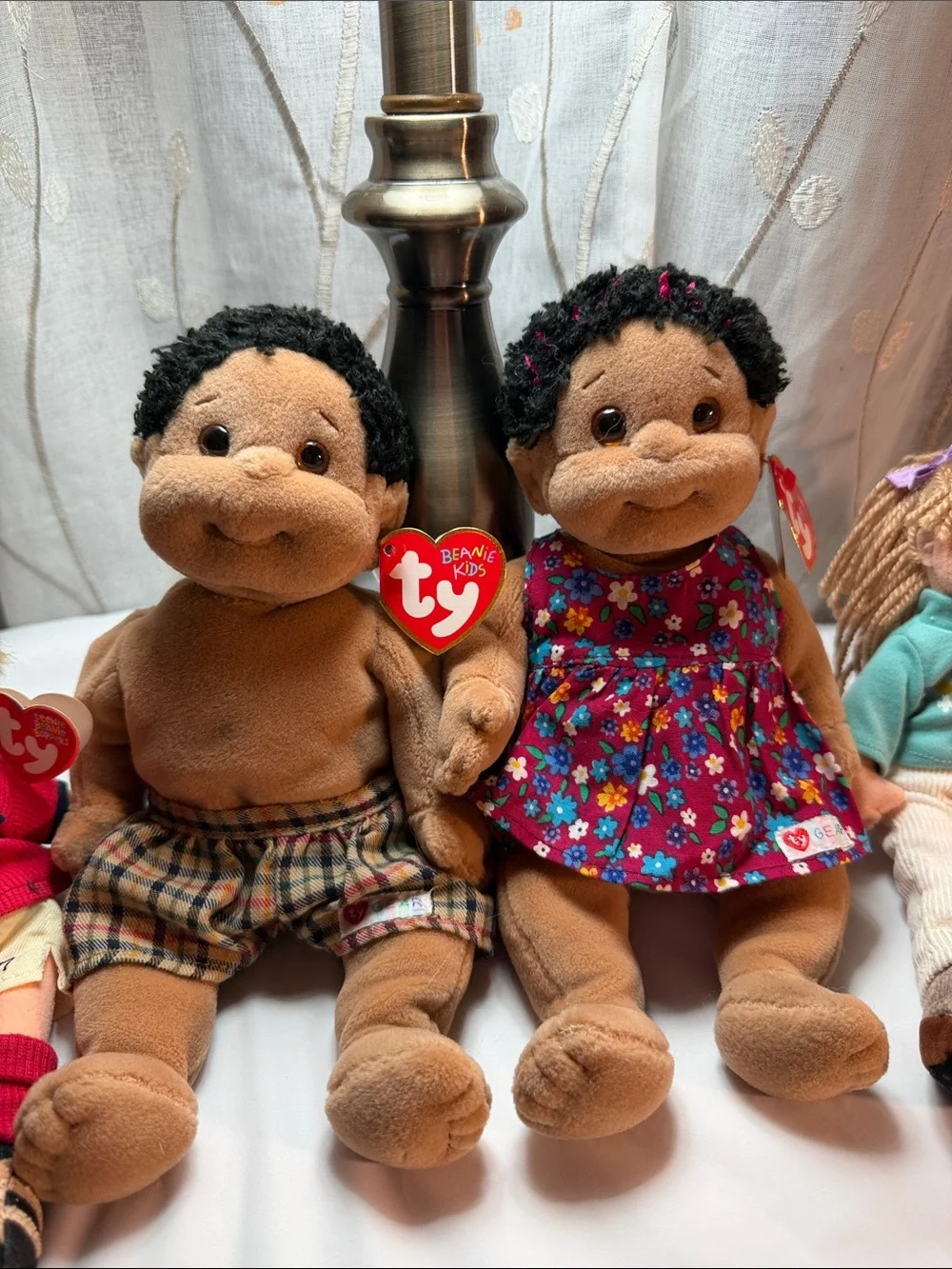 VTG 2000s Ty Beanie Kids Doll Lot 🧸 90s Nostalgia Kidcore Room Decor Set